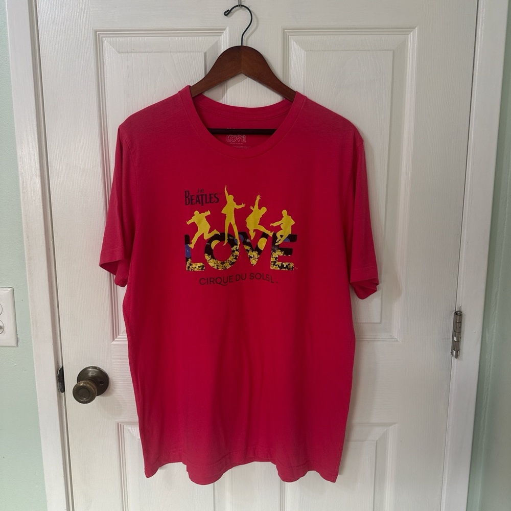 Hot Pink Beatles Cirque du Soleil T-Shirt